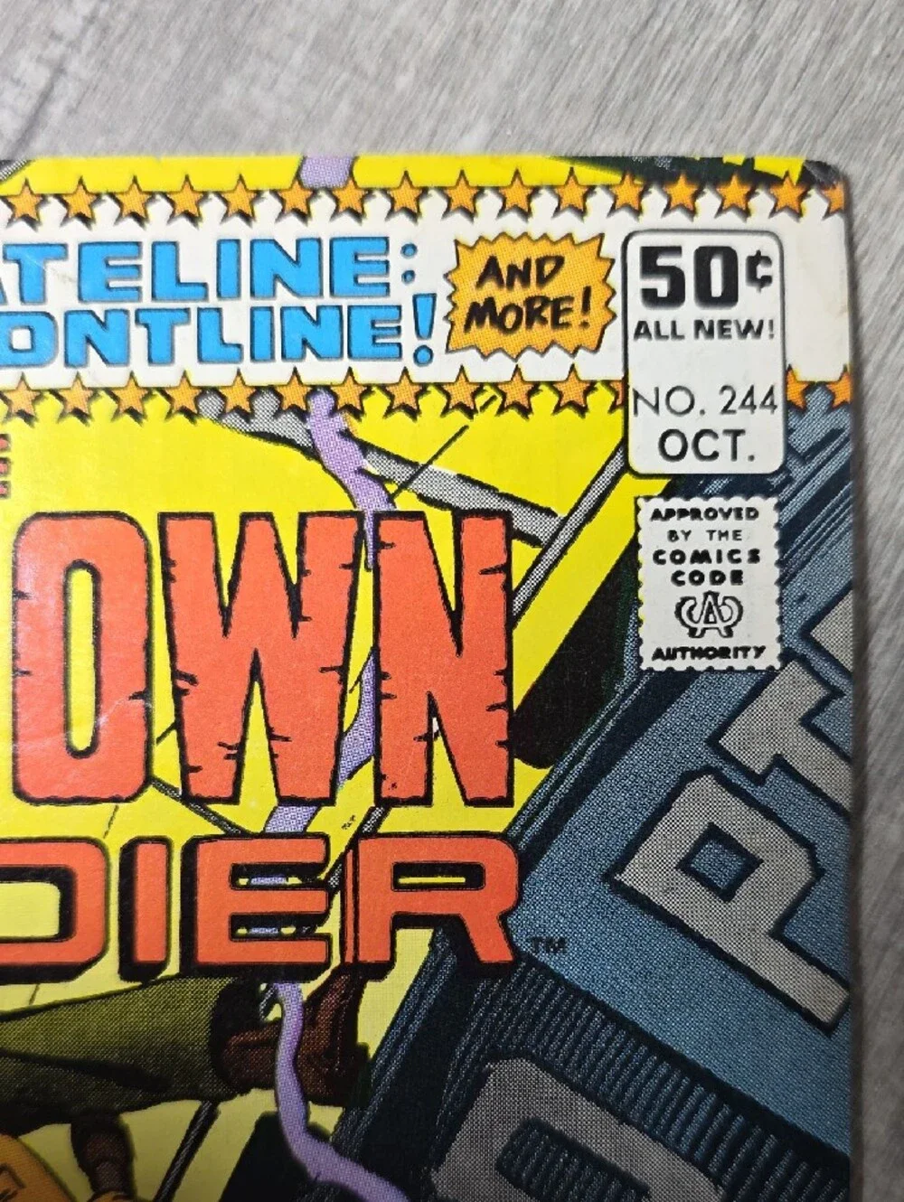 Unknown Soldier 244 (VF+) Bob Haney, Dick Ayers 1980 DC Comics c205